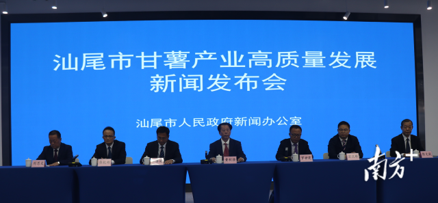 新闻发布会现场图。