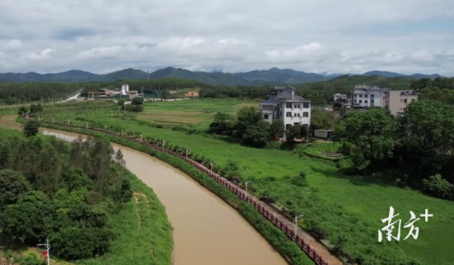 西南镇陂屯村绿美景观。图源:陆丰市融媒体中心 图片