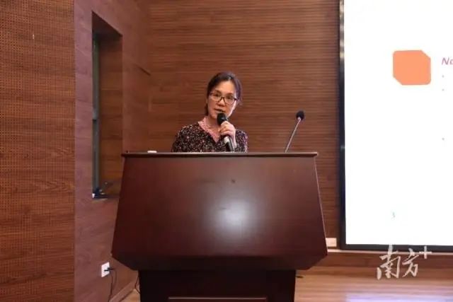 施普林格·自然集团杨晓虹博士分享报告。 图片