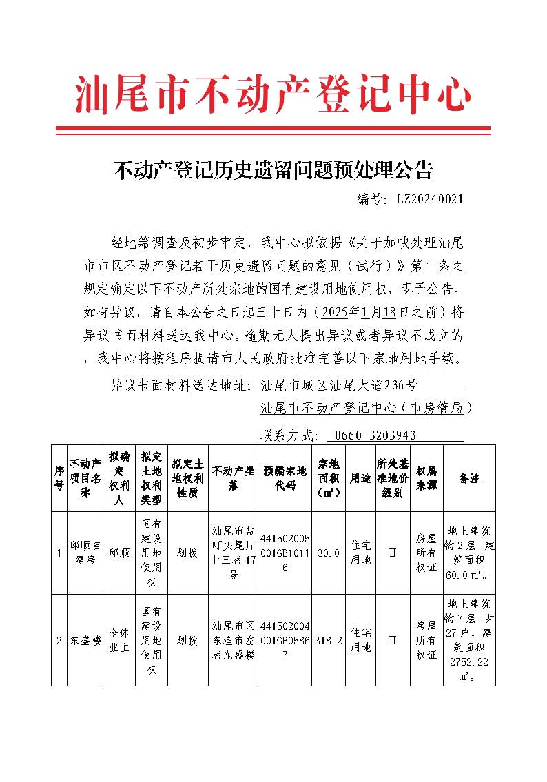 不动产登记历史遗留问题预处理公告（LZ20240021）_页面_1.jpg