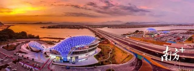 长沙湾服务区。 图片